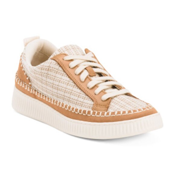NEW  Dolce Vita womens Nicona Woven Sneaker Knited Sandstone  2510 3M7T - Picture 3 of 4
